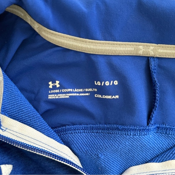 Under Armour Royal Blue Quarter-Zip Top - Picture 3 of 3